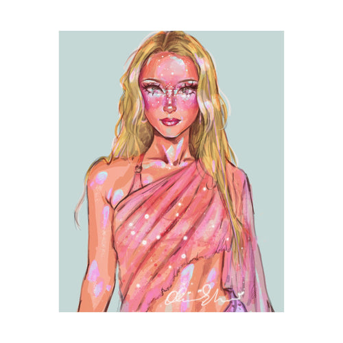 Zara Larsson Wikipedia-inspired Poster – Pop Icon Aesthetic