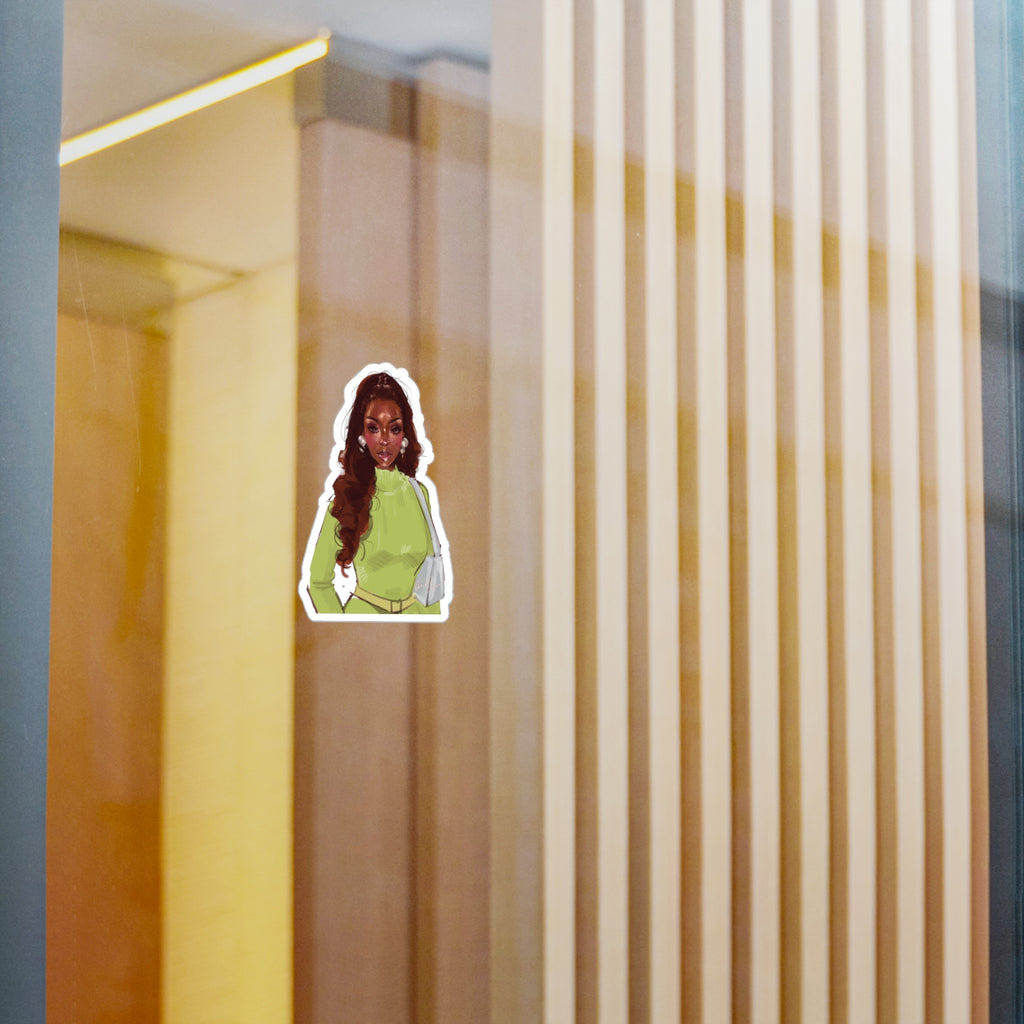 Olandria Illustration Kiss-Cut Sticker – Olivia Ebere Original Art